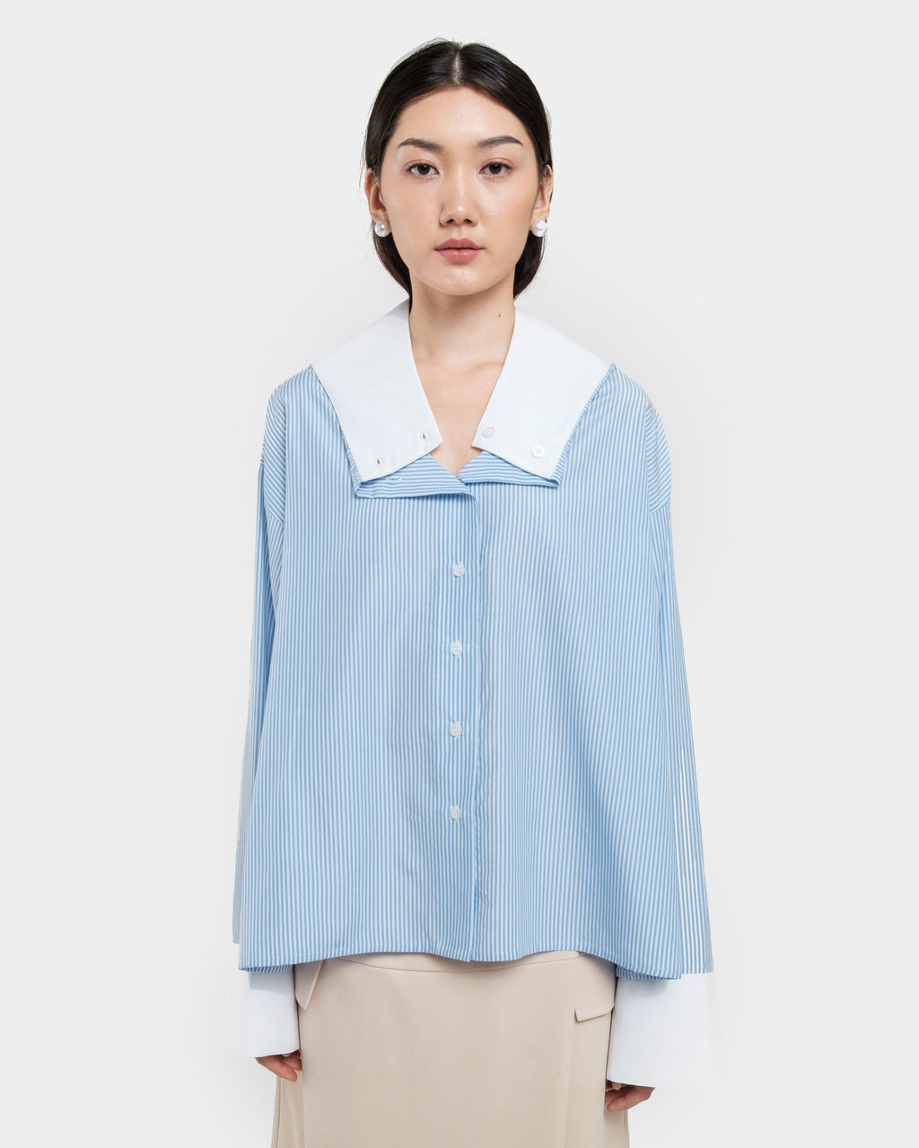 ❣️お値下げ　☆美品ARCH & LINE ネクタイ風シャツ145〜155 Lincoln Shirt – Josephine Anni